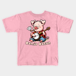 Banjo pig Kids T-Shirt